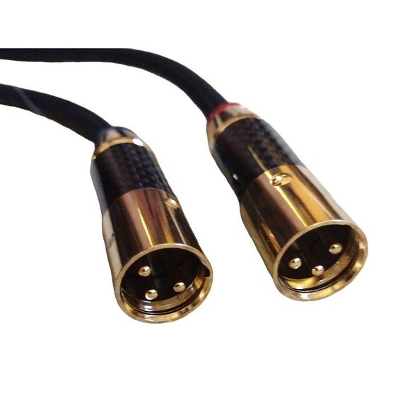 NEW! Pair of 1M/3.3Ft 3-Pin XLR Male to XLR Female Microphone Cable - Picture 2 of 3